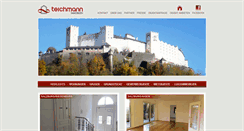Desktop Screenshot of immobilien-teichmann.at